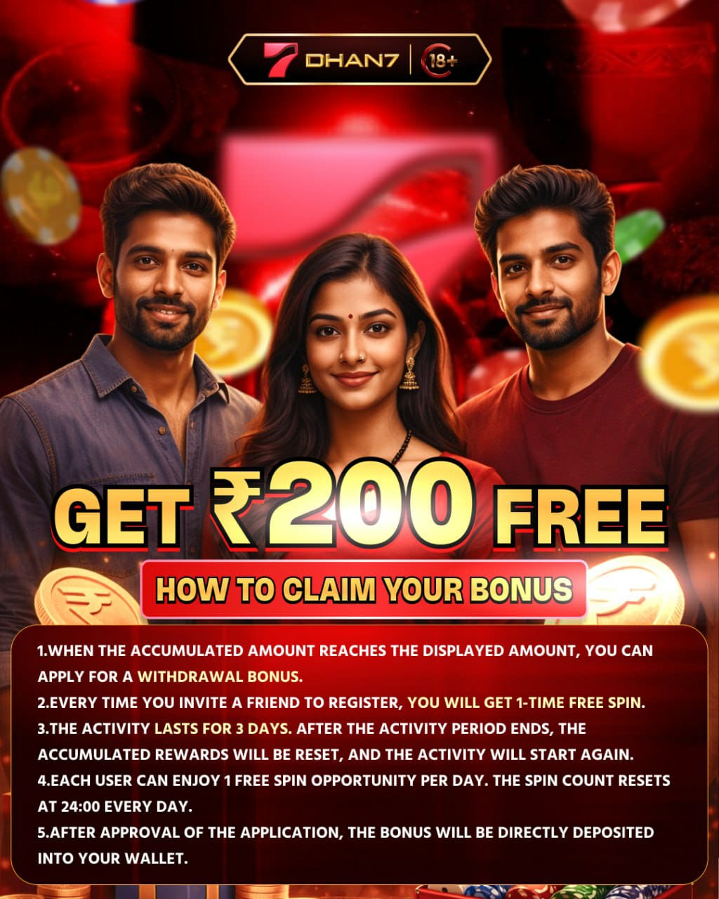 dhan7 win real cash instant withdrawal